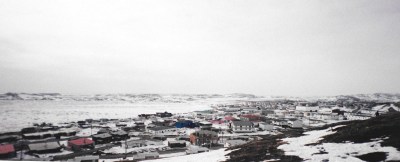 View over Iqaluit in the spring. (PHOTO BY JANE GEORGE)