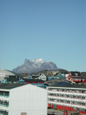 The Sermitsiaq mountain is a landmark around Nuuk. (PHOTO BY JANE GEORGE)