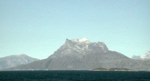 Sermitsiaq mountain, a landmark in Nuuk. (PHOTO BY JANE GEORGE)