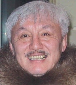 Piita Irniq, shown here in a handout photo after he become the first Commissioner of Nunavut.