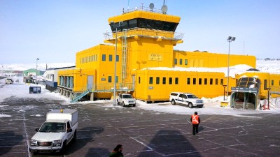 I don't think I have ever taken a photo of this airport before. But with my new phone's camera, anything is possible. (PHOTO BY JANE GEORGE)