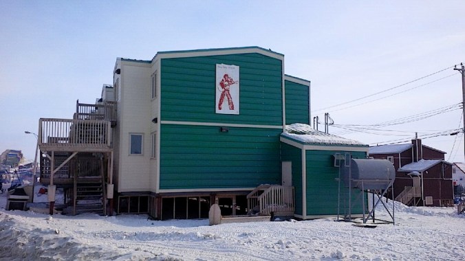 I see the image of Jimmy Ekho daily as I head to work. (PHOTO BY JANE GEORGE)